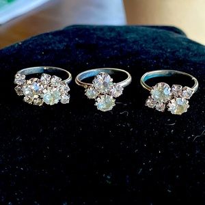 💍Vintage Faux Diamond Rings💍